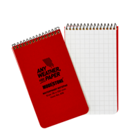 MS-A15 Modestone A15 Top Spiral Notepad 76x130mm- 50 sheets - RED