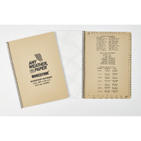 Modestone C42MIL Side Spiral Notepad A4, 210x297mm, 50 sheets, TAN   (NSN: 7530-58-001-4109)