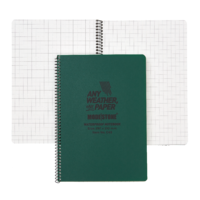 MS-C43 Modestone C43 Side Spiral Notepad A4 210x297mm - 50 sheets - GREEN